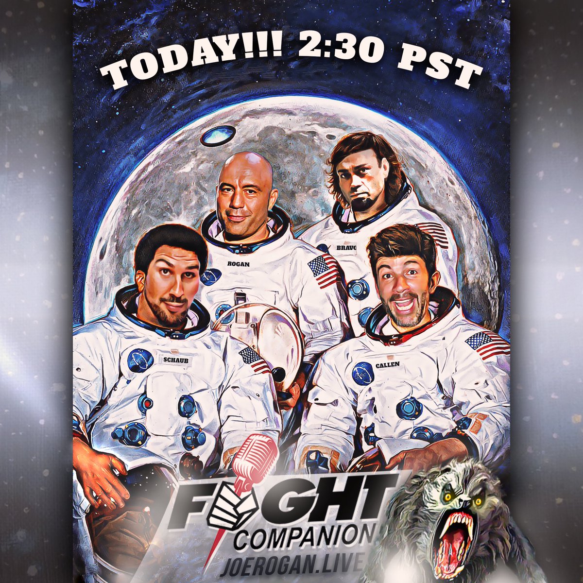 BrendanSchaub's tweet image. Today 230pm pst Post fight recap Companion #UFC208 with the FC squad