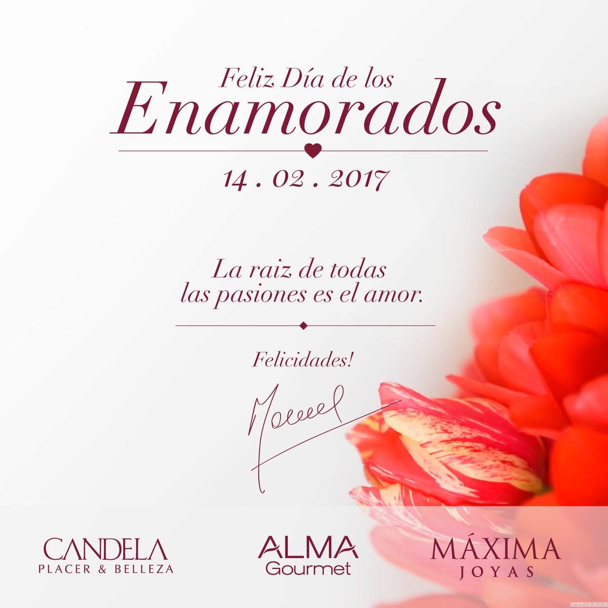 CANDELAOKArg's tweet photo. #Candela #MáximaJoyas #AlmaGourmet
❤️💘Feliz Día de los Enamorados!!!💘❤️
💗✨La Raíz de Todas las Pasiones es el AMOR!!✨💗 https://t.co/p7JES8GEQz