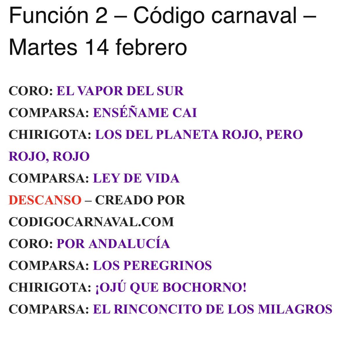 TopCoac's tweet photo. A por la segunda función de cuartos #COAC2017C2 🎭 https://t.co/t4mp4C4cZv