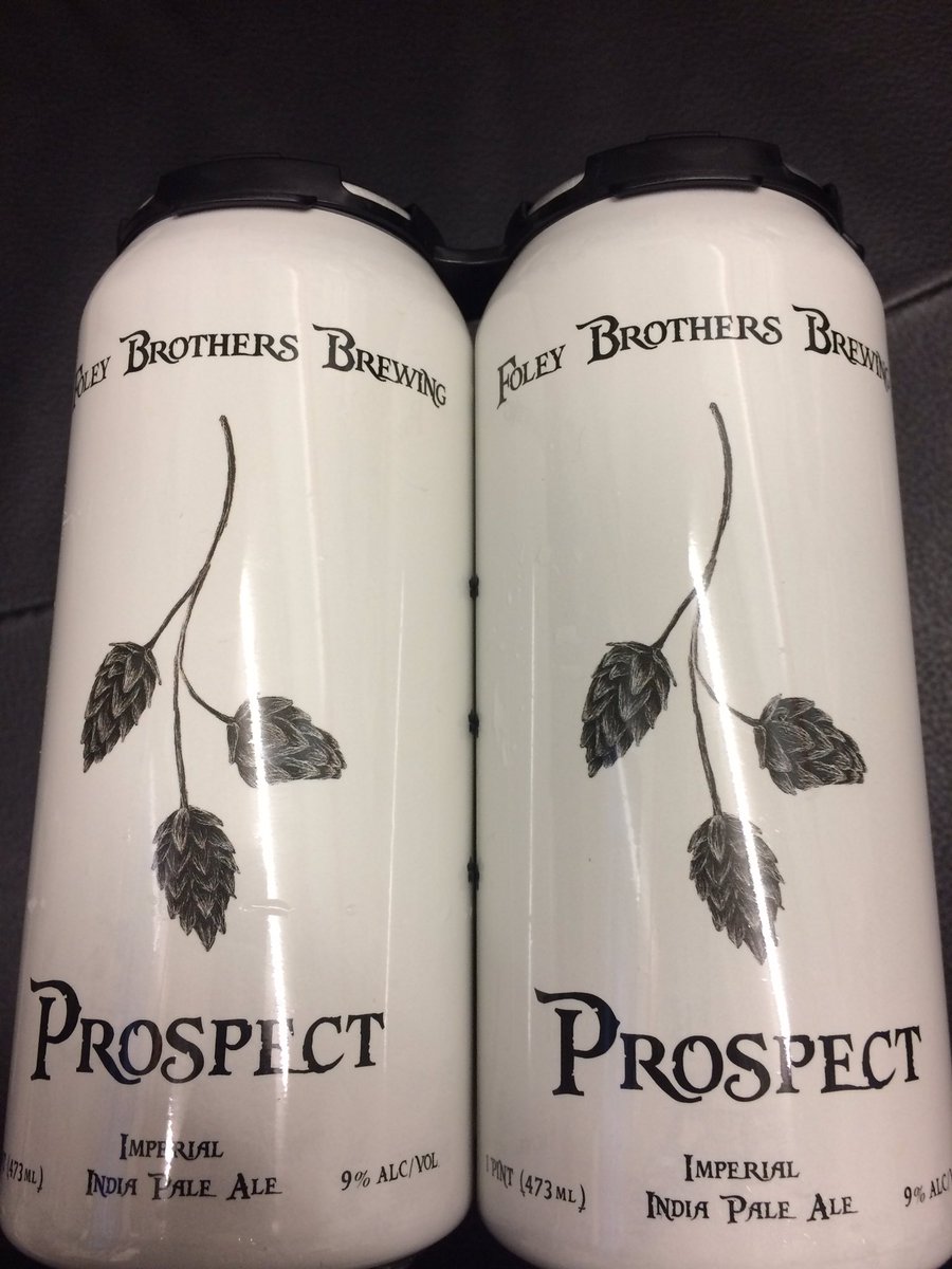 PearlStreetVT's tweet photo. Well this just made my day. Coming in the door right now! @Foleybrewingvt https://t.co/NaSJg1jDmL