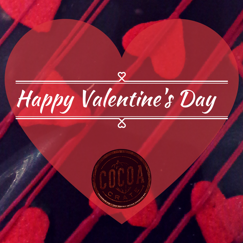 CocoaCrate's tweet photo. Happy Valentine’s Day Cocoa Craters! Tell someone you love to have a day as sweet as Cocoa Crate Chocolates! 
#valentinesday #chocolate https://t.co/keb7be2gz6