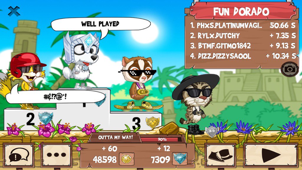 SolSistah_'s tweet photo. I just beat a golden fox! #funrun2 #Dutchy #Gitmo1842 #dizzysaool https://t.co/1KakITp2pz