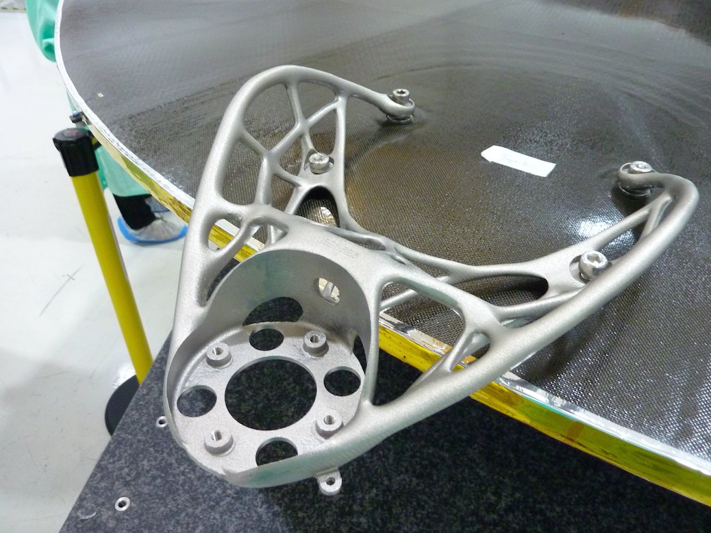 It's launch day for these DMP #3dprinted brackets &amp; the Telkom 3S! Tune in to <a href="/Arianespace/">Arianespace</a> Flight #VA235 bit.ly/2l7HOad