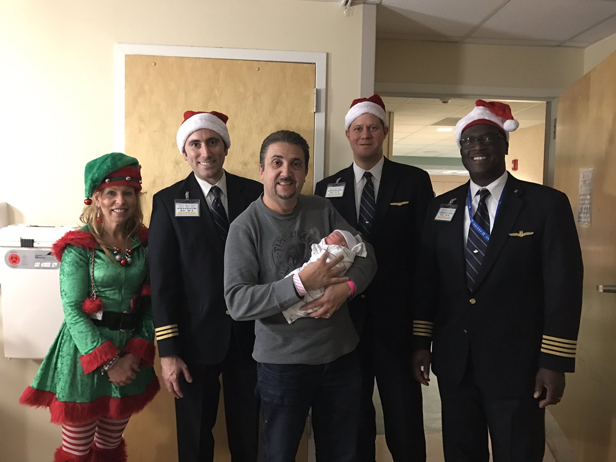 I Want to thank my brother Miguel and all the United Airlines pilots &amp; crew colleagues who stopped by hospital to visit Sadie Marie