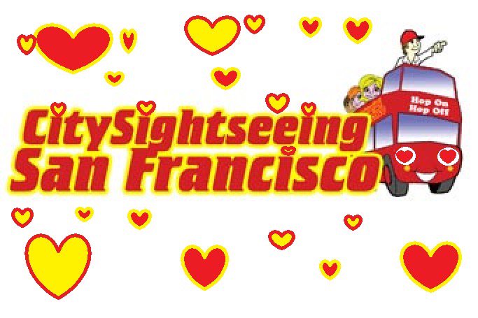 SFBusTours's tweet photo. 💜💙💚💛❤️A big Happy Valentines Day from City Sightseeing ❤️💛💚💙💜 https://t.co/ZmQPat0yAb