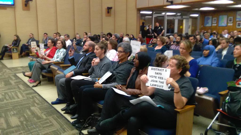 FreedomPleaseOr's tweet photo. Citizen/constituents speak @CityofSanDiego about #PresExecOrder against "7 natns,ALL represented at this Mtg" @KPBS @HopeCBS8 @10News @NPR ! https://t.co/yM2iUhaELW