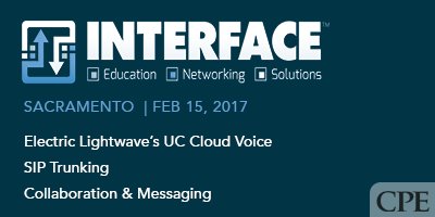 ELightwaveAgent's tweet photo. Going to INTERFACE Sacramento tomorrow? Visit us at Booth 310! #UCCV #CPE  https://t.co/kdjnu6qpLg https://t.co/0G6KlBkONM