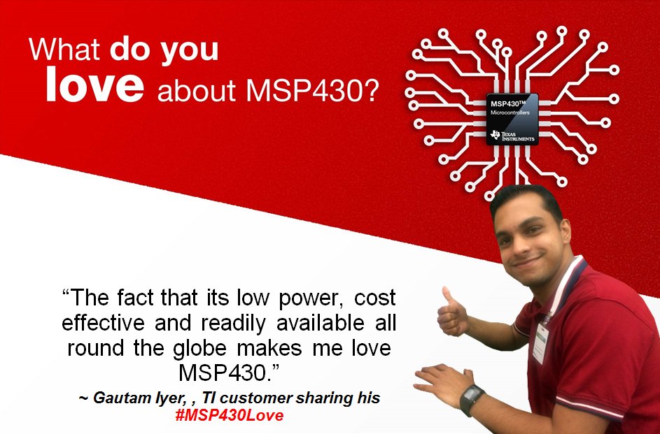 TXInstruments's tweet image. Love is in the air. #MSP430Love, that is. Read why: ow.ly/ILJX308ZUkX