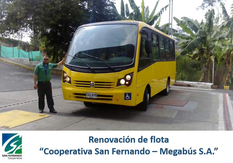 coop_fernando's tweet photo. @coop_fernando renueva su flota, dos nuevos vehículos harán parte de nuestra Cooperativa. #MegabusEnMarcha #Tecnología @MercedesBenz https://t.co/lorkWbiYQj