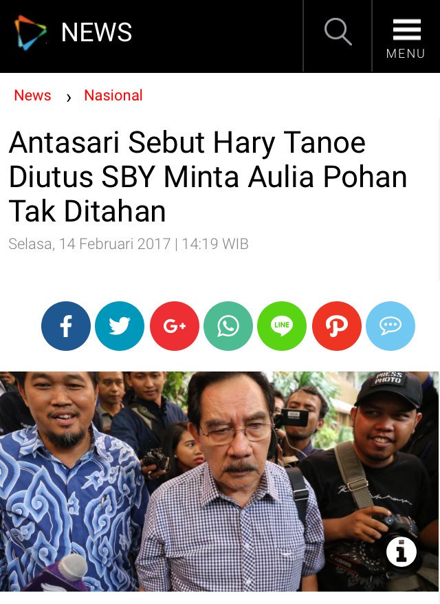 elditweet's tweet photo. #Antasari VS @Hary_Tanoe Pengakuan yg Dipertaruhkan
#Ihavetosay Siapa sebenarnya yg menemui ??
#LuarBiasaNegaraIni https://t.co/kaPpldjI8T