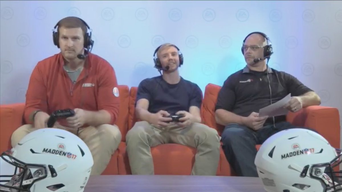 EAMaddenNFL's tweet photo. The #MUTCast is now LIVE with #Madden17 Title Update notes and a #MaddenBowl recap.
WATCH: https://t.co/hjKA5nFuLA https://t.co/zCFmTy38pD