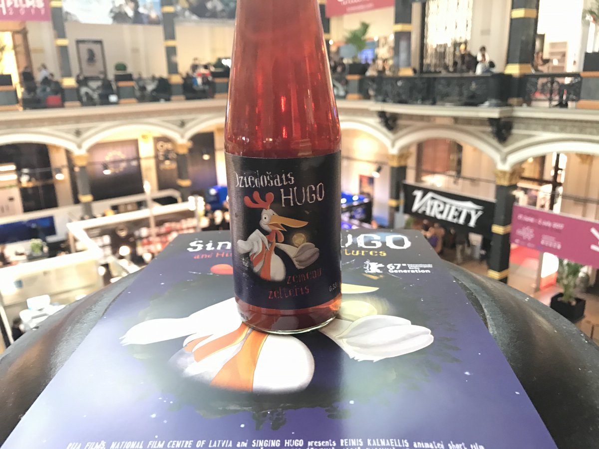 Jaunākā "Rija" animācijas filma par dziedošo cāli Hugo un tai veltītais Latvijas zemeņu zelteris martā piedzīvos savu pirmizrādi Latvijā!