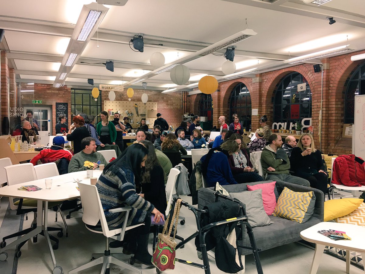 CIVIC_SQUARE's tweet photo. Tonight's #ValentinesDay special for @BirminghamSoup is underway. It's a full house, you can still squeeze in, if your nearby #BrumSoup. https://t.co/d1juKcVNhj