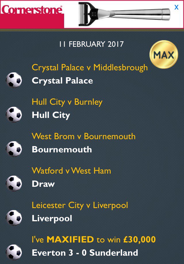 benhamlee's tweet photo. See my #EPL predictions for @uMAXitFootball. Predict FREE &amp; WIN weekly prizes &amp; real cash https://t.co/XR8LU3XDlF https://t.co/Fz9yut5jn7
