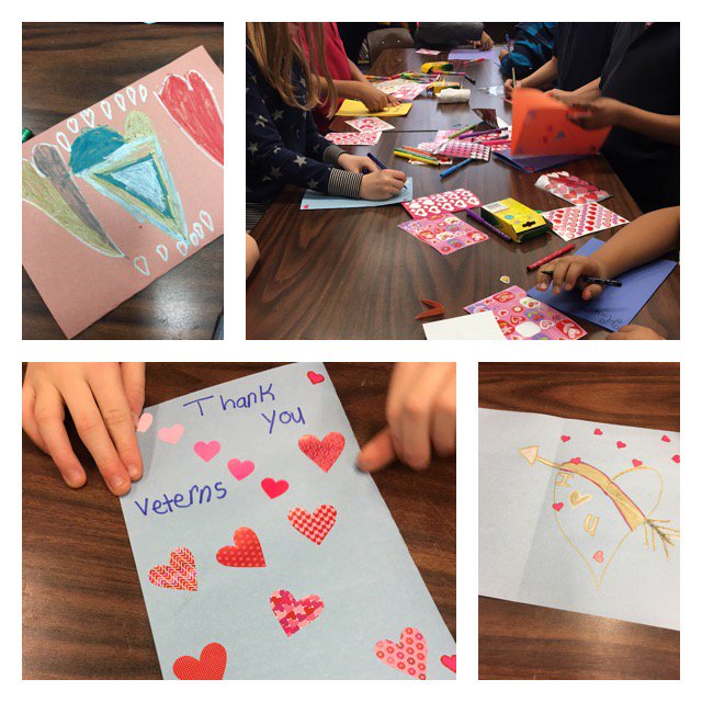BridgeBoardCLE's tweet photo. Spreading love this Valentine's Day with the Boys and Girls Club members by making cards for veterans #happyvalentinesday https://t.co/XazQ32un5M