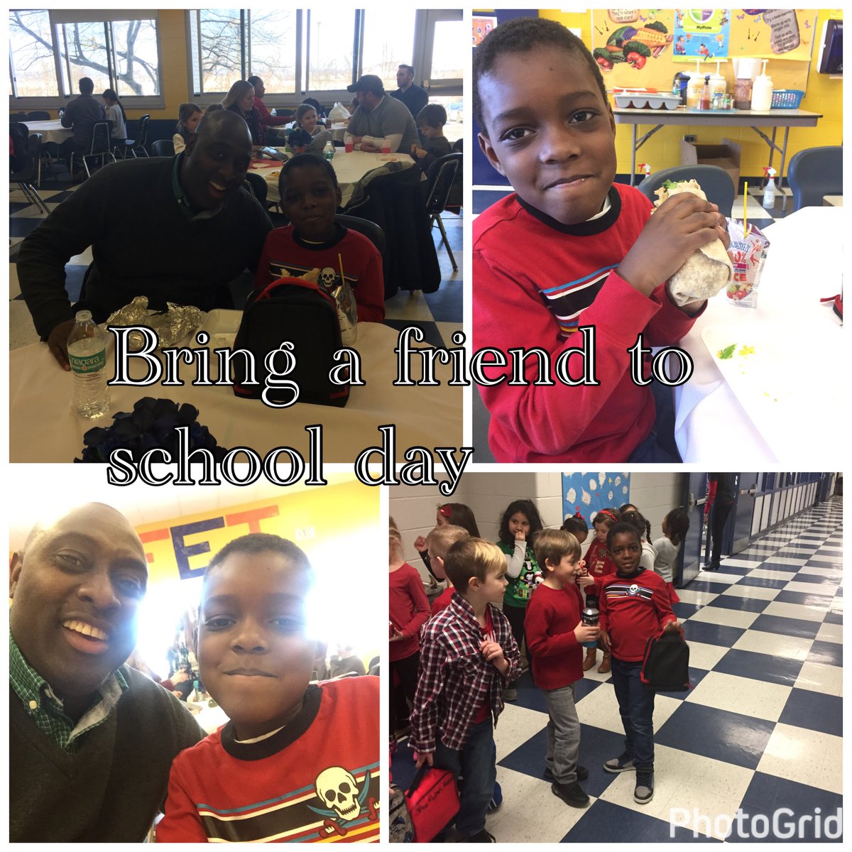 Pretty cool having lunch at school &amp; hanging with my son, Hunter. It doesn't get better than that. Thanks DM Chantel for the consideration.