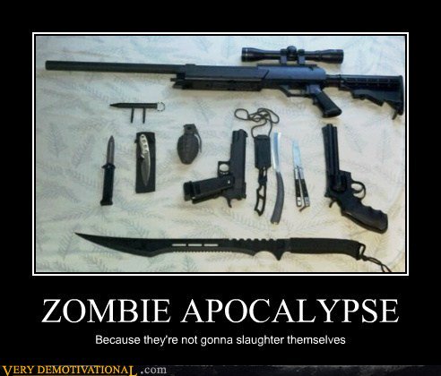 ReallyNancyDrew's tweet photo. Ready for the #zombieapocalypse vitches! https://t.co/KAWpxkC6Bj