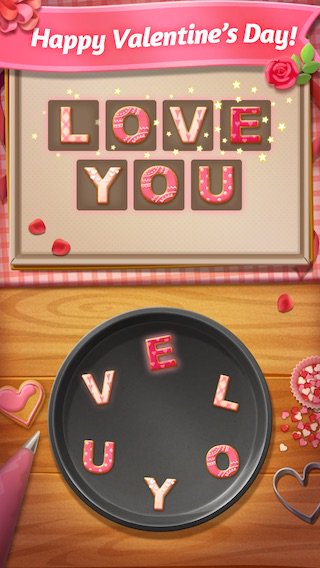 alanedwards7's tweet photo. Happy Valentine’s Day! #wordcookies https://t.co/9QqUMJGbNd