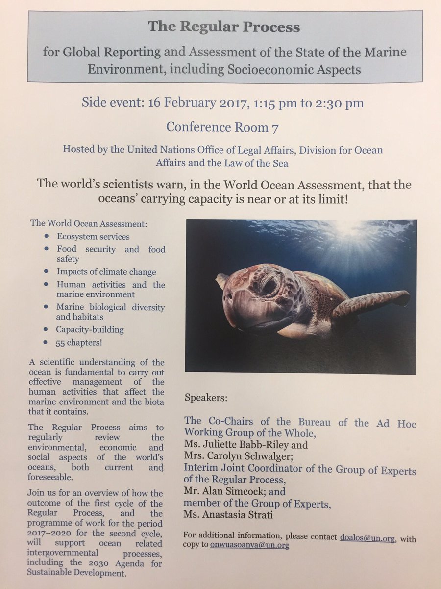 NZUN's tweet image. This #Oceans week @NZUN will participate in the #RegularProcess side event on 16 Feb @UN #SaveOurOcean #doalos #SDGs @IocUnesco