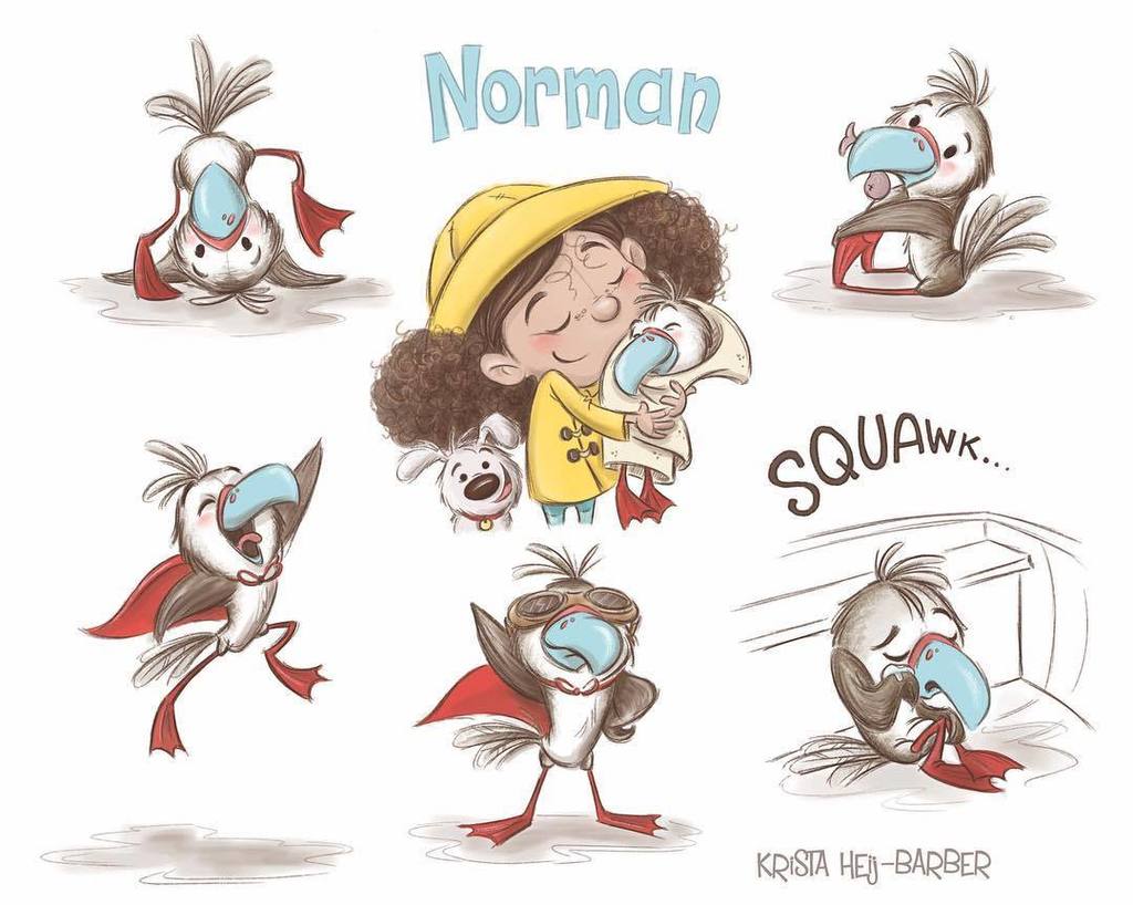 KristaHBarber's tweet photo. Norman the Super Flyer @makeartthatsells #makeartthatsells #mymatsprep #matskidbook #childrensbookillustration #kri… https://t.co/BbmQrc3cgG