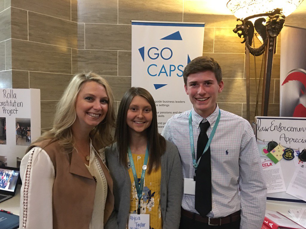 JohnJungmann's tweet photo. @GOCAPSedu students visiting Jefferson City to showcase innovative programs in public ed. @officialSPS #msba2017 https://t.co/oG54JbPcIO