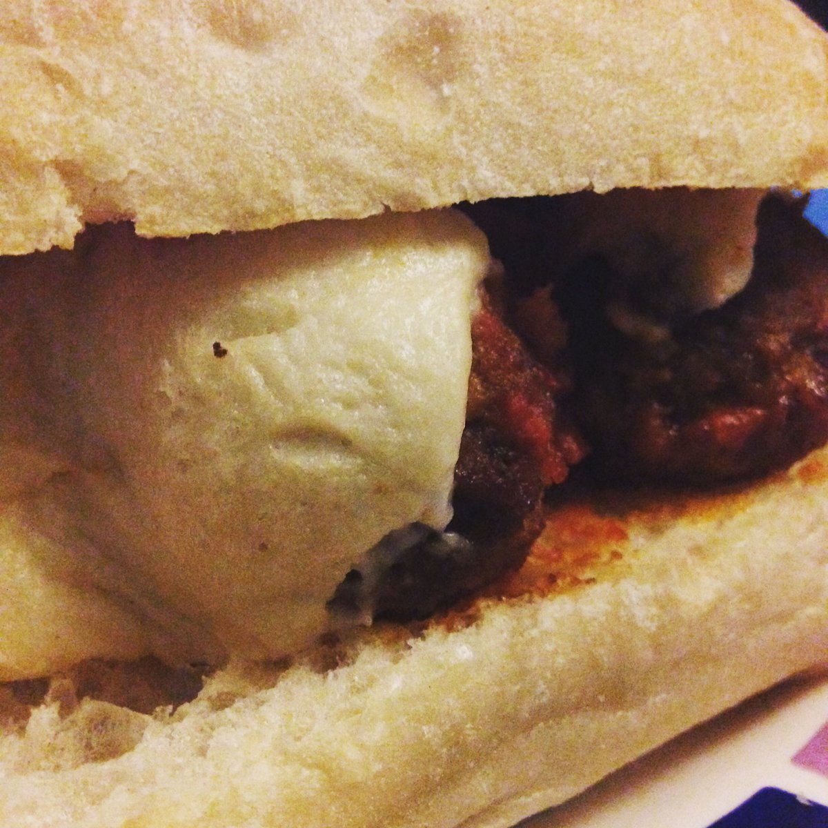 yorkshire_vegan's tweet image. Meatball melt. #veganhour #vegan #utahgetmetwo