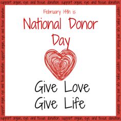 Happy #ValentinesDay from DTHC! We're also celebrating #NationalDonorDay!: donoralliance.org/events/nationa… #GiveLife #DonorDay2017 #donorday