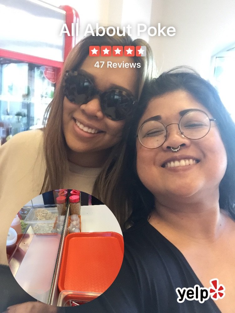 Xanss's tweet photo. I checked in at All About Poke #Yelp #Yelfie https://t.co/PwsjtDxBfw https://t.co/JmG0aoeEQL