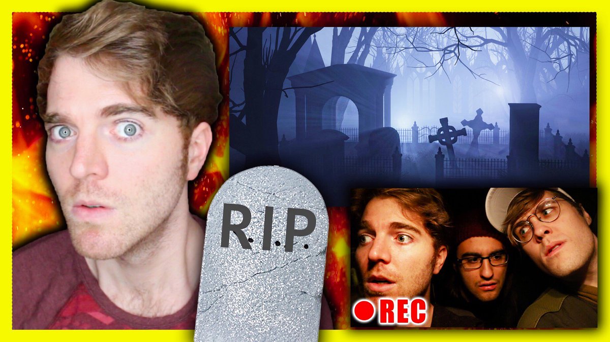 shanedawson's tweet photo. NEW VID!! **HAUNTED CEMETERY** https://t.co/uiq4rr867M RT ? :) https://t.co/vw4Mendtn3