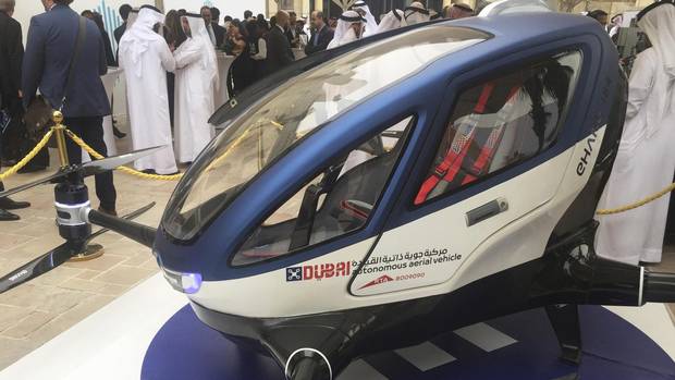 globeandmail's tweet image. Dubai aims to have passenger-carrying drone taxi in service in July trib.al/4vSFD08 From @globetechnology