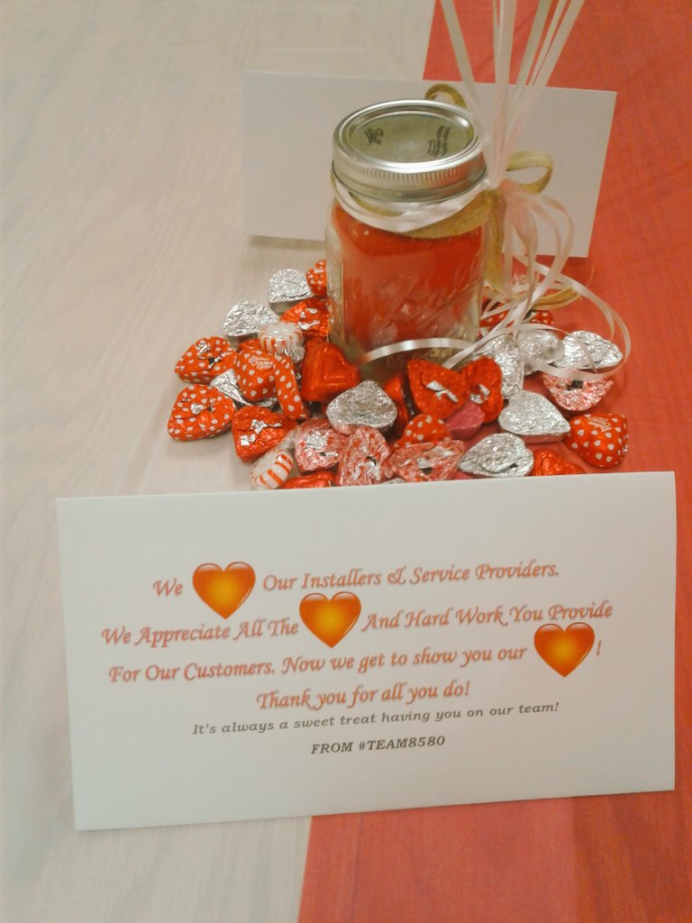 shayrellc's tweet photo. Ready to show our β‘ & thanks to Service Providers & Installers for their hands in #Team8580's success. #InstallerAppreciation @kutt625 https://t.co/U6BAESCnwq