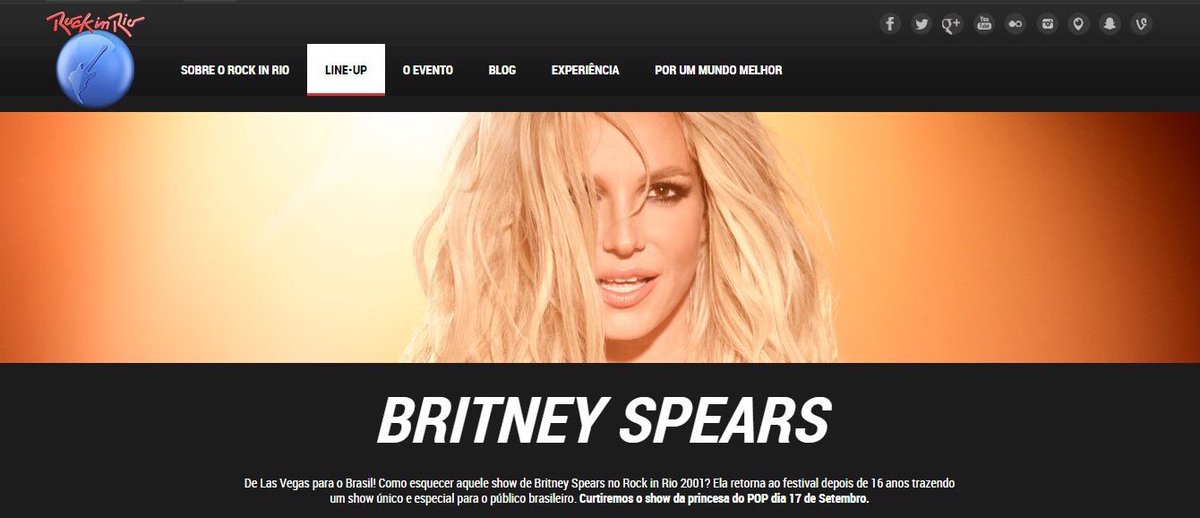 britenyspers's tweet photo. Britney Army from Brazil, I'm happy to announce that I'm going to perform at @rockinrio in Sept. So excited to see your pretty faces again! https://t.co/vJISm3xgSS