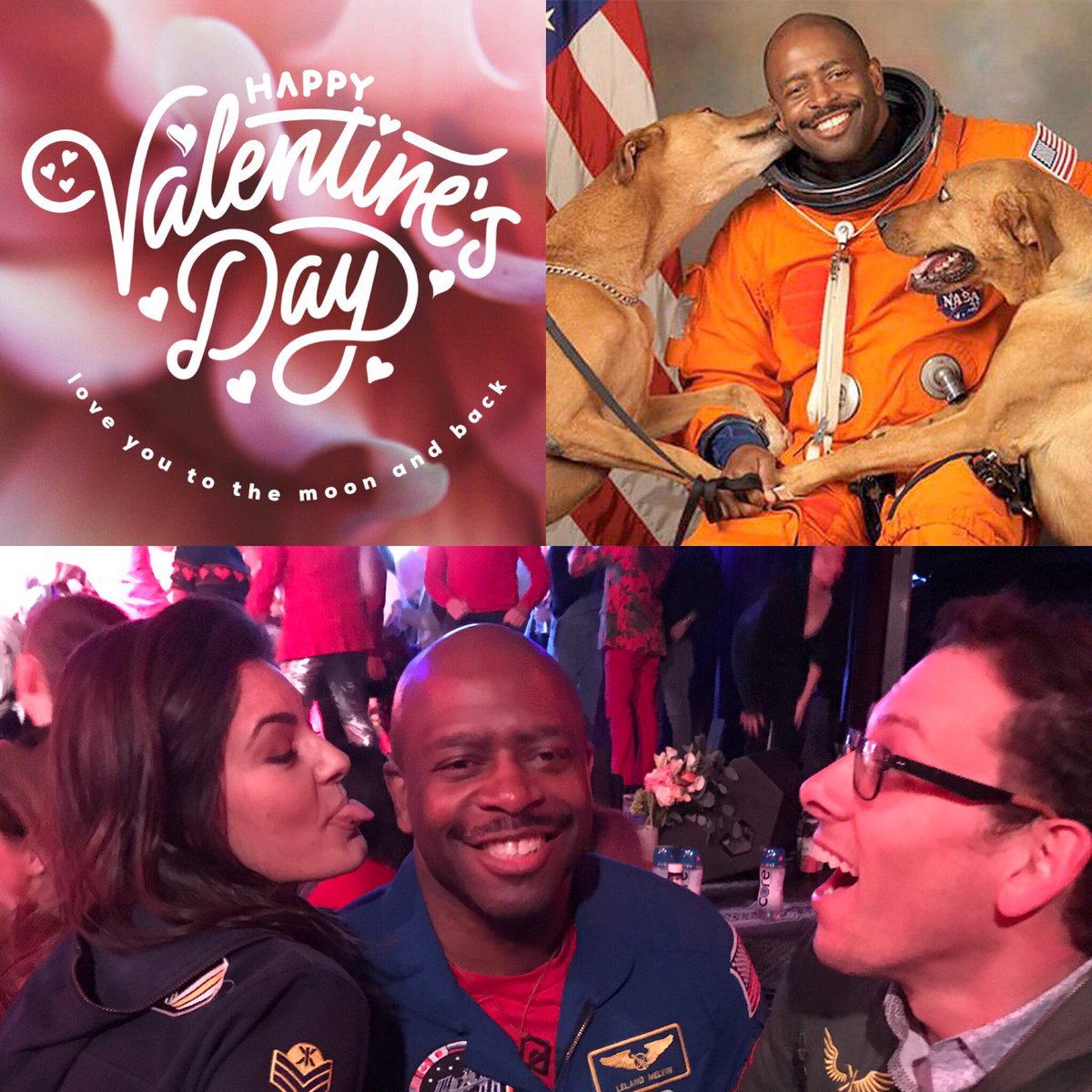 mattemmi's tweet photo. @Astro_Flow happy Valentine's Day from your (space) man's best friends. @dybrkr https://t.co/5lnQ7xSqrI