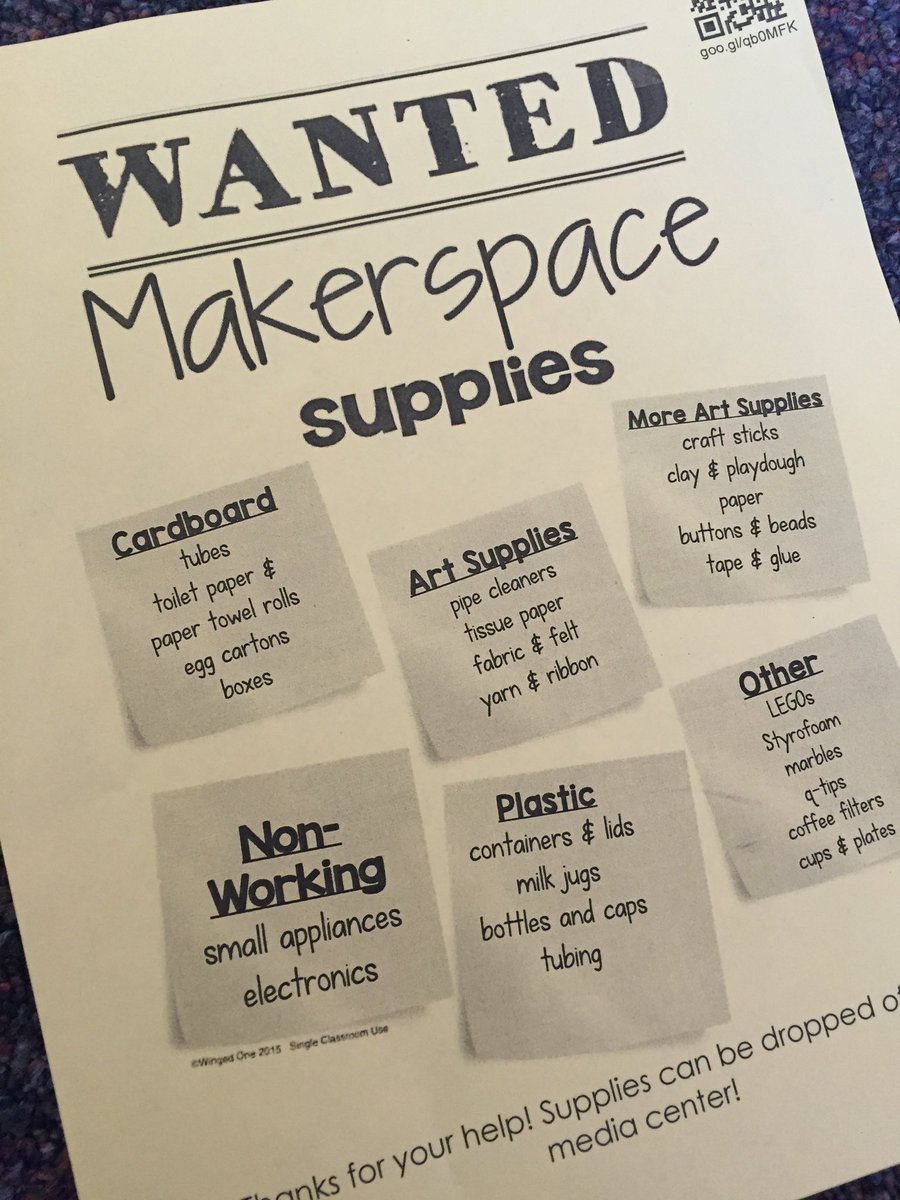 woodwardin1st's tweet image. Today's staff meeting presented by @kaheuer &amp;amp; @MsD_iIntegrate MAKERSPACE- I want in!!! #PLtweets