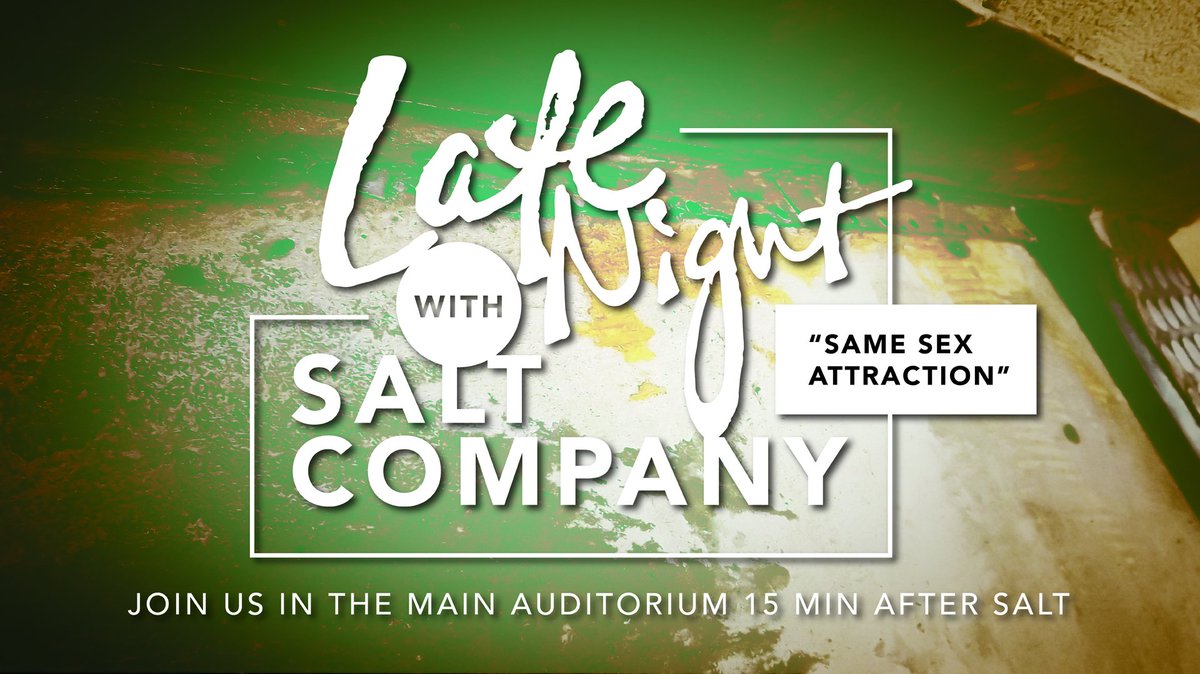 isusalt's tweet photo. What does the Bible say about homosexuality and how do we engage with our culture on this issue? Thursday, join us after Salt to learn more! https://t.co/Tc4LaaReWA
