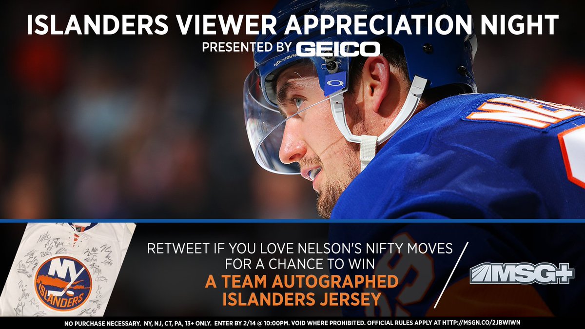 MSGNetworks's tweet photo. RT if you enjoy watching @Bnelson's slick moves on the ice! Watch the @NYIslanders on MSG+ to see if you've won! #ISLESonMSG https://t.co/ISICzmdG0w