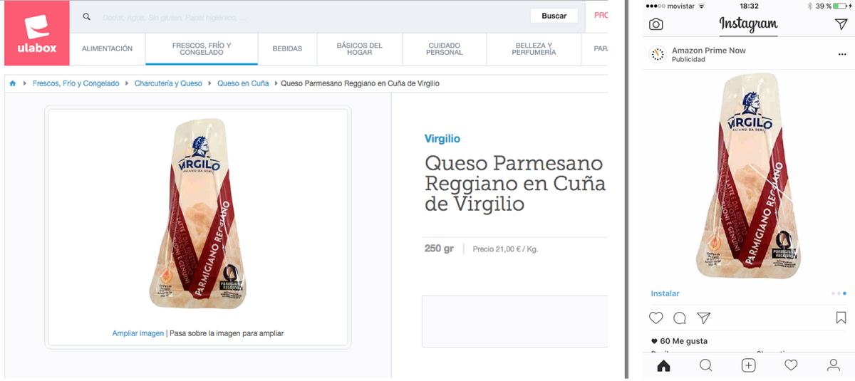 CUTRE: cuando <a href="/AmazonESP/">Send Kumikos</a> te fusila las fotos de producto de tu súper online para el suyo. Será que no les llega el budget.