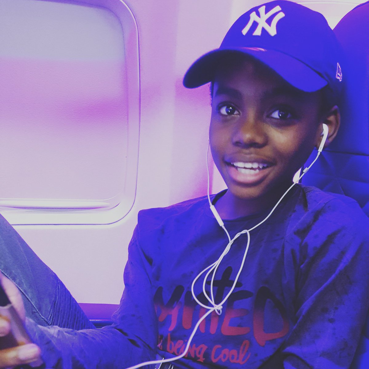 When you're on the plane hyped, listening to your own single! Ayyyyeee it's LIT!! #216 COMING SOON!! <a href="/NewEditionBET/">#NewEditionBET</a> <a href="/BET/">BET</a>