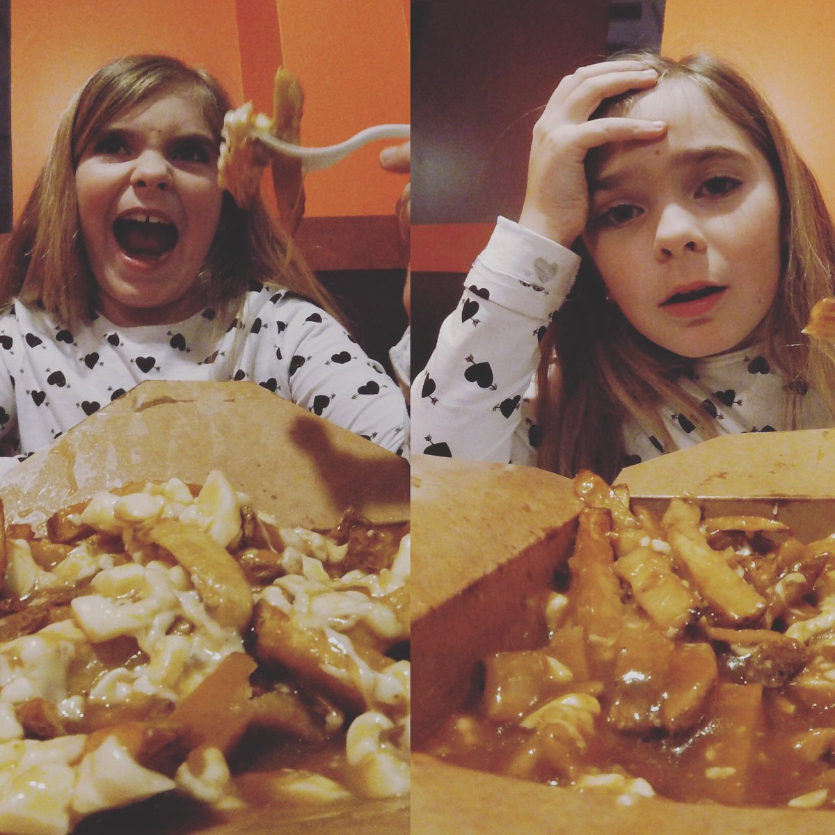 When you first hit your #Poutine <a href="/PhilthyPhillys/">Philthy Phillys</a> VS half way through...
#ValentinesDay2017 ❤️