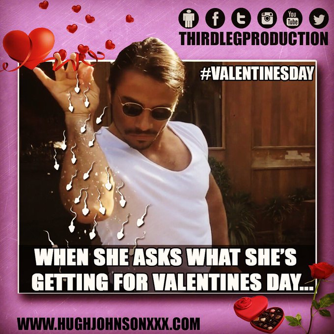 I wonder how many valentine babies are being made tonight 😂😜💘 #ValentinesDay #saltbae #ValentinesGift<a href="/tag/valentinesday"class="tags"><span>#valentinesday</span></a><a href="/tag/vday"class="tags"><span>#vday</span></a><a href="/tag/valentinesgift"class="tags"><span>#valentinesgift</span></a><a href="/tag/lupercalia"class="tags"><span>#lupercalia</span></a>