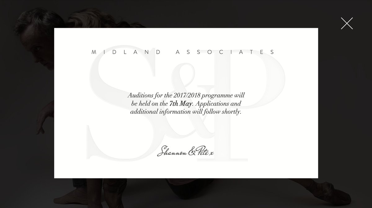 Exciting news about our #MidlandsAssociate programme… head to shannonandpeter.co.uk for more! #WatchThisSpace