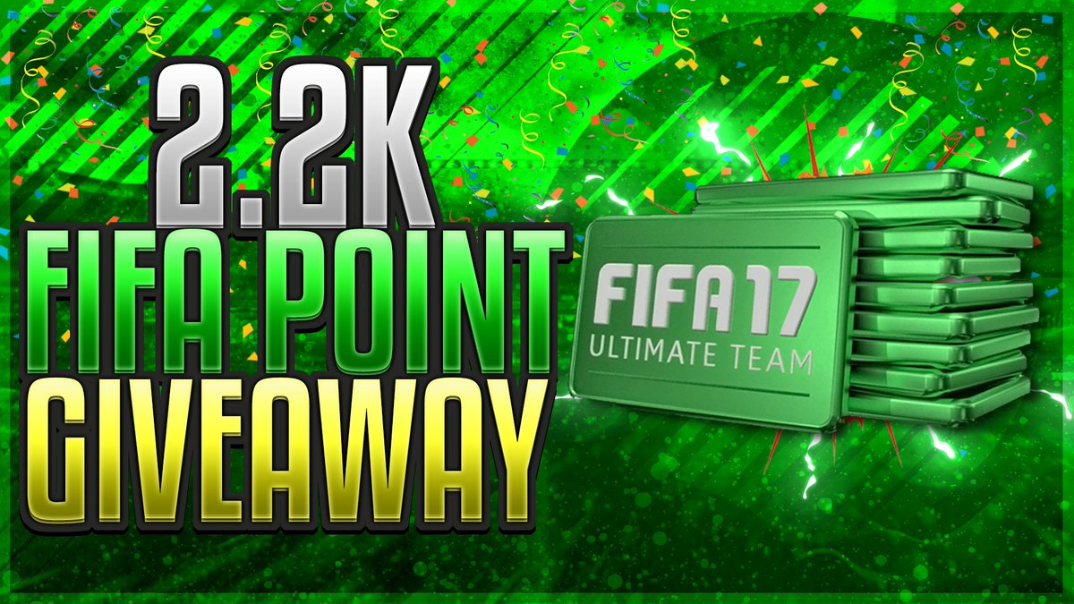 RubanACR_'s tweet image. #TR16UTE RUNNER-UP!!!
1X 2.2K FIFA POINT GIVEAWAY 
MAKE SURE YOU FOLLOW ALL THE RULES HERE youtu.be/r5vuBd9wudc
#FIFAMOBILE