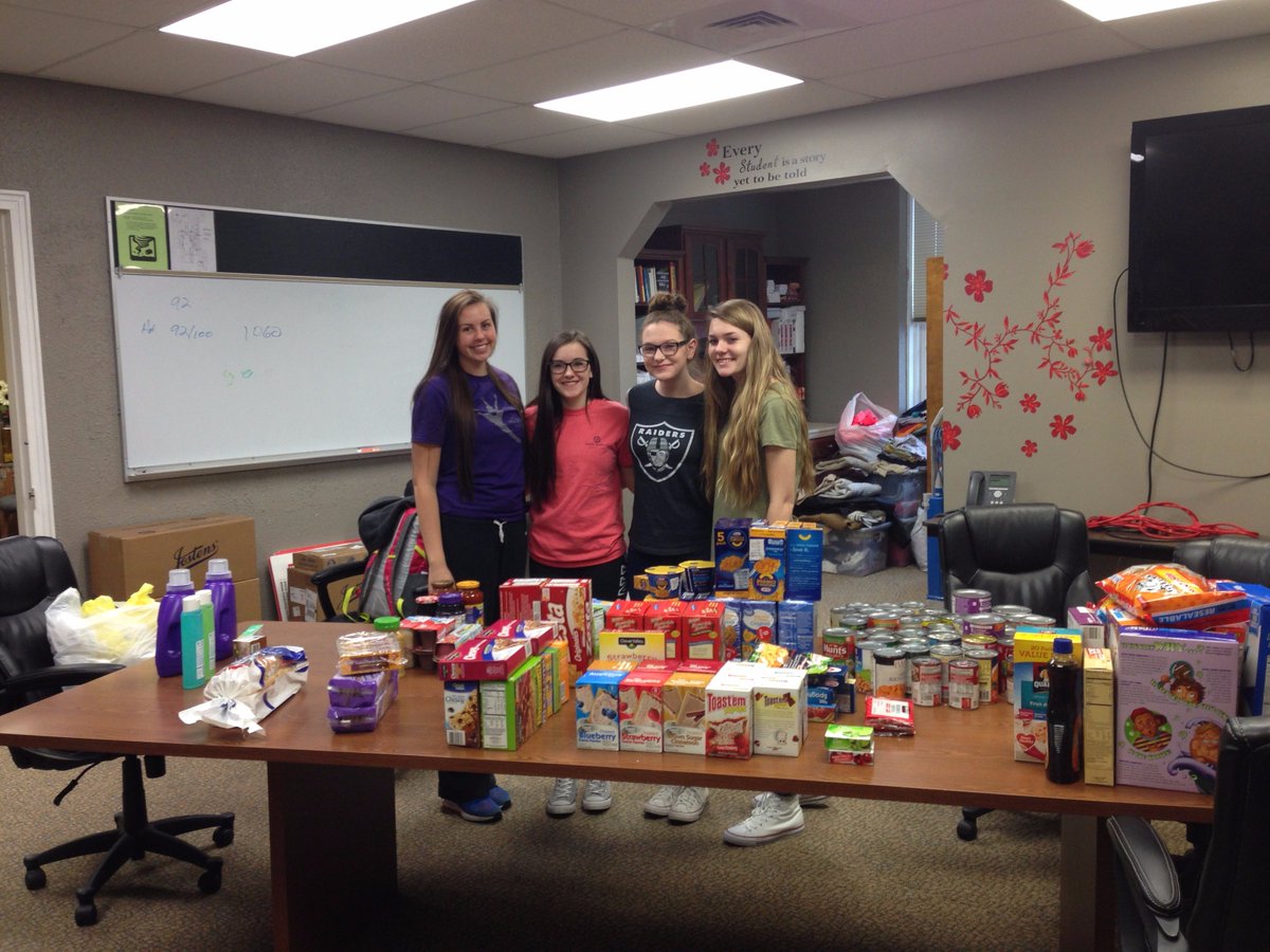 Thanks to a supportive community, the Panther Pantry is well-stocked again!!!