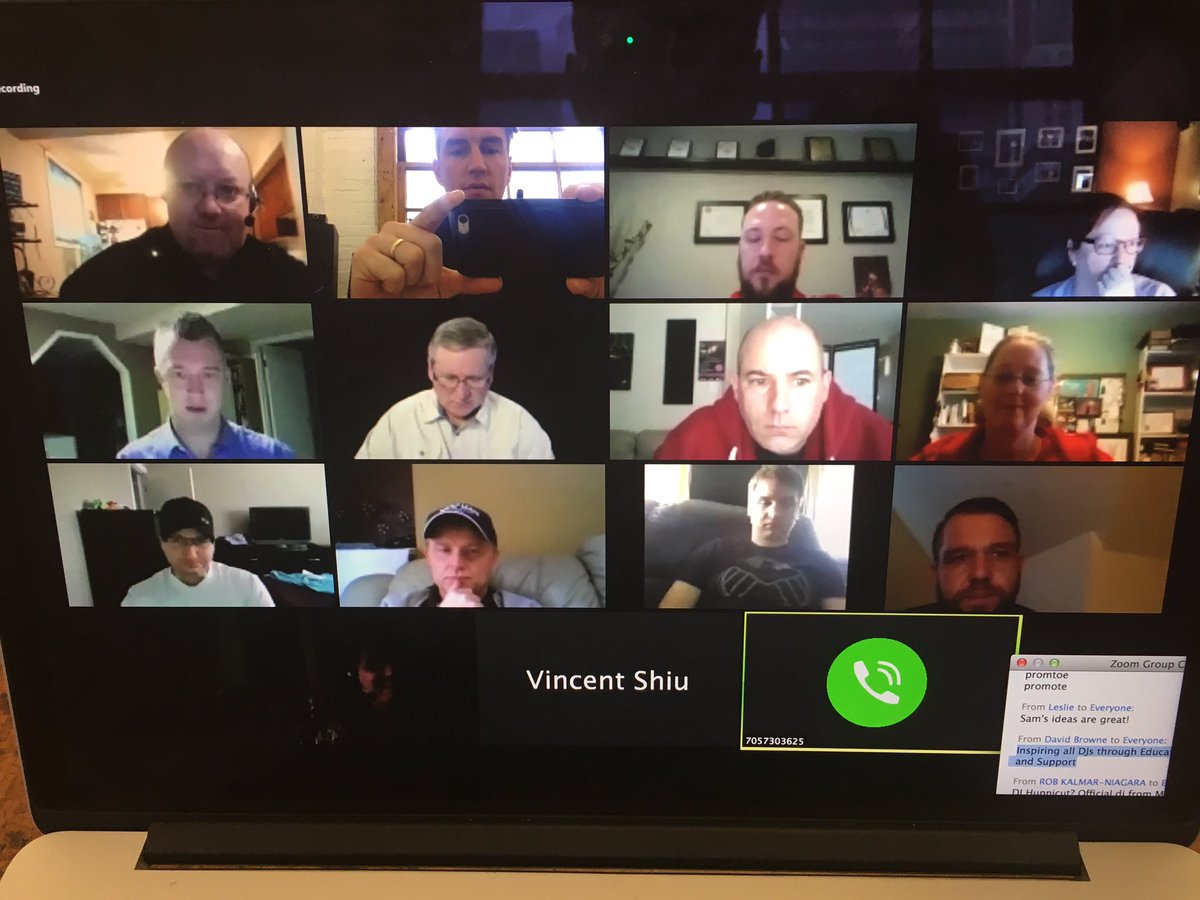 CPDJA's tweet image. Using #VideoConferencing to build our #association @CPDJA @bringerofmusic @daveternier @DJ00seven 
@djCaff416 @bigandrichdj @djrobinhamilton