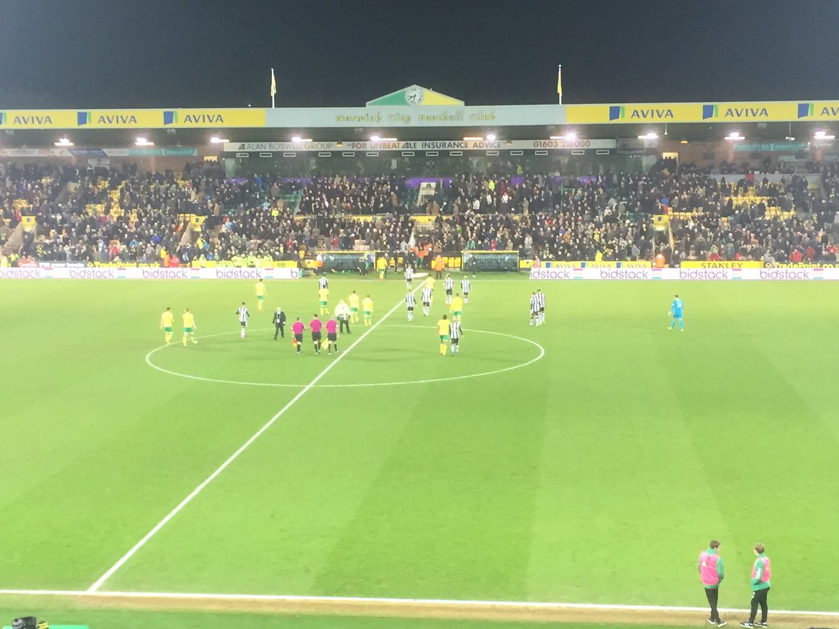 deangoodison's tweet image. Entertaining game a Carrow Road tonight, nice not to have a notebook for a change #Norwich Newcastle #Rafatollah #2all