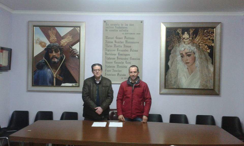 Acuerdo con la Cofradia de Nuestro Padre Jesus del Perdon y Maria Santisima de la Esperanza de Manzanares