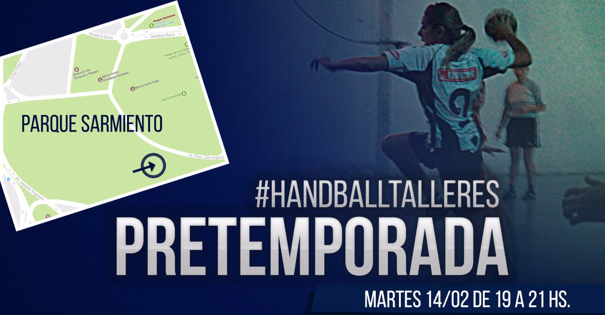 Comienza la pre temporada para las chicas de #Talleres y #VOS también podés formar parte. Hoy Martes 14 de 19 a 21 en Parque Sarmiento