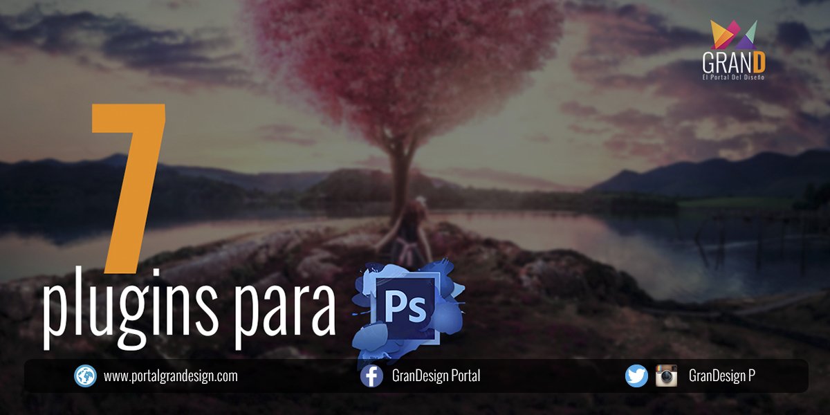 GranDesignP's tweet photo. 7 #plugins gratuitos para #Photoshop que diseñadores gráficos, web y fotógrafos podrán disfrutar.  https://t.co/1oV8idKYb6 #GranDesignPortal https://t.co/yRtAQ8MHZz