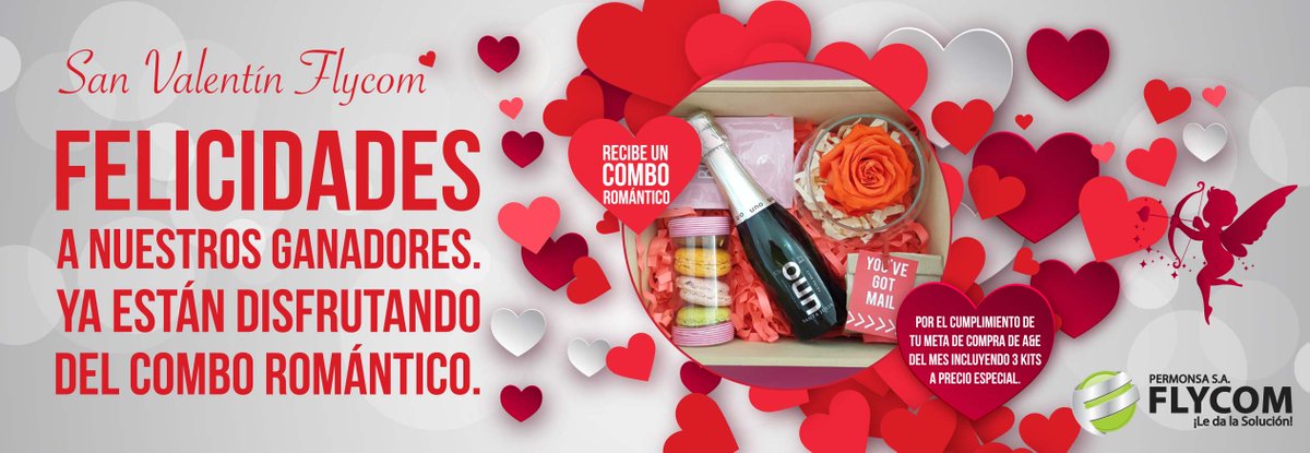 Felicidades a los ganadores de la Promo San Valentín Flycom!