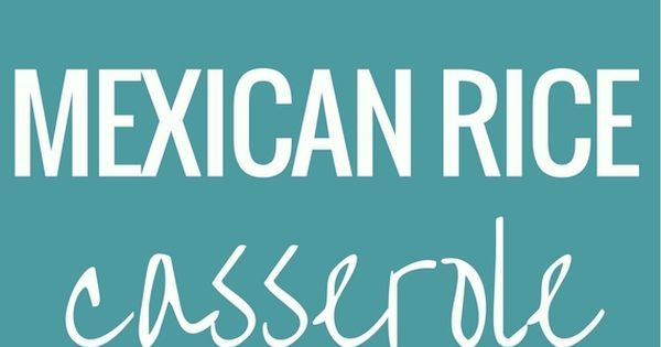 #Vegan #Recipes : One Skillet Mexican Rice Casserole- an easy dinner recipe with almost ze… https://t.co/GbCgpBenVA https://t.co/MD6SOFQqWN